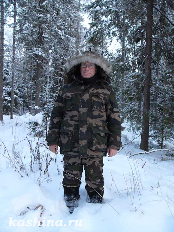 Зимняя униформа художника-пейзажиста, фотография Евгении Кашиной