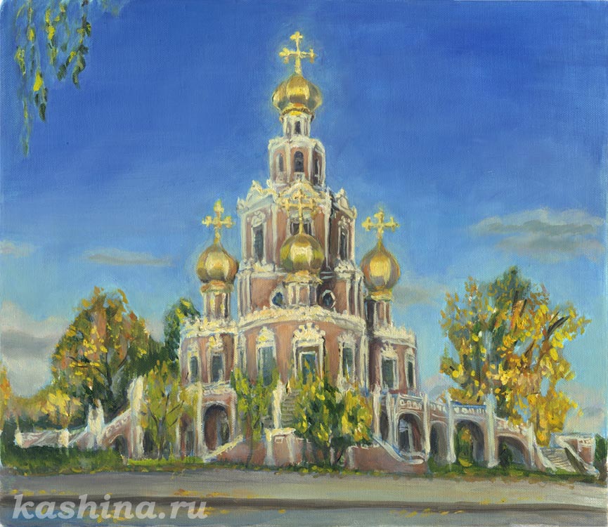 Церковь Покрова Пресвятой Богородицы в Филях, картина Евгении Кашиной
