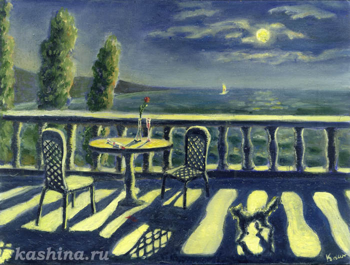 "Ностальгия" картина Евгении Кашиной