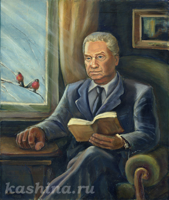 Снегири, Портрет мужчины, сидящего у окна; Евгения Кашина