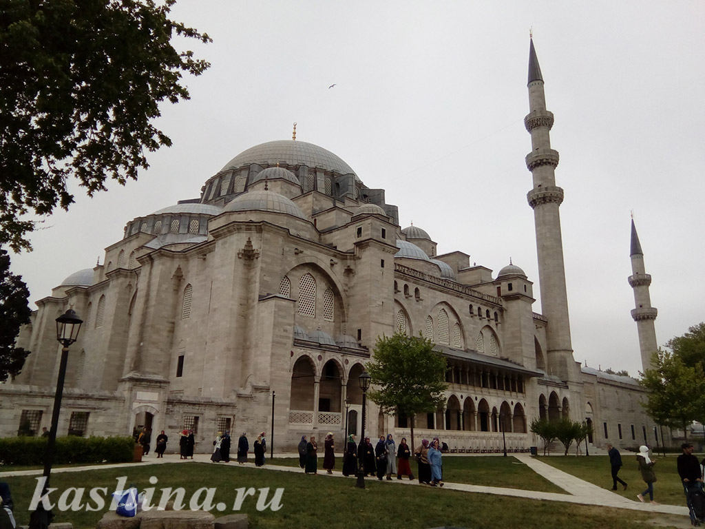 Мечеть Сулеманийе, Стамбул, Турция. Пленэр Евгении Кашиной