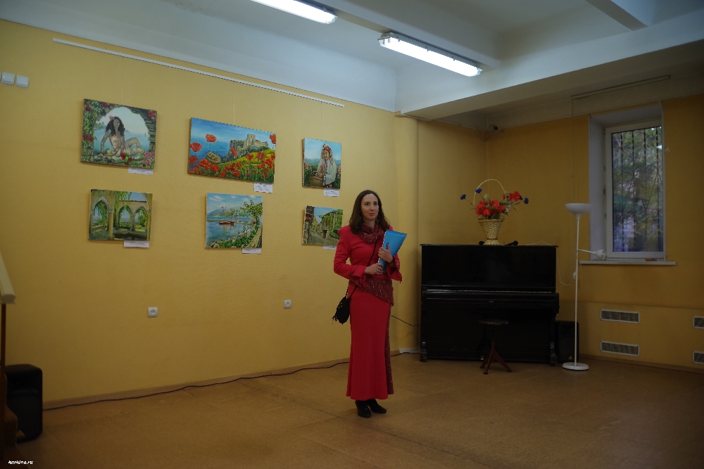 Открытие выставки живописи Евгении Кашиной "Ветер дальних странствий"